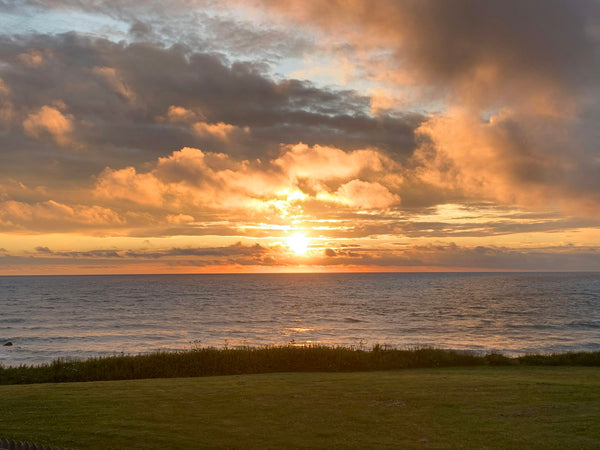 The Cornish coast at sunset — the 12 August 2026 partial solar eclipse in the UK