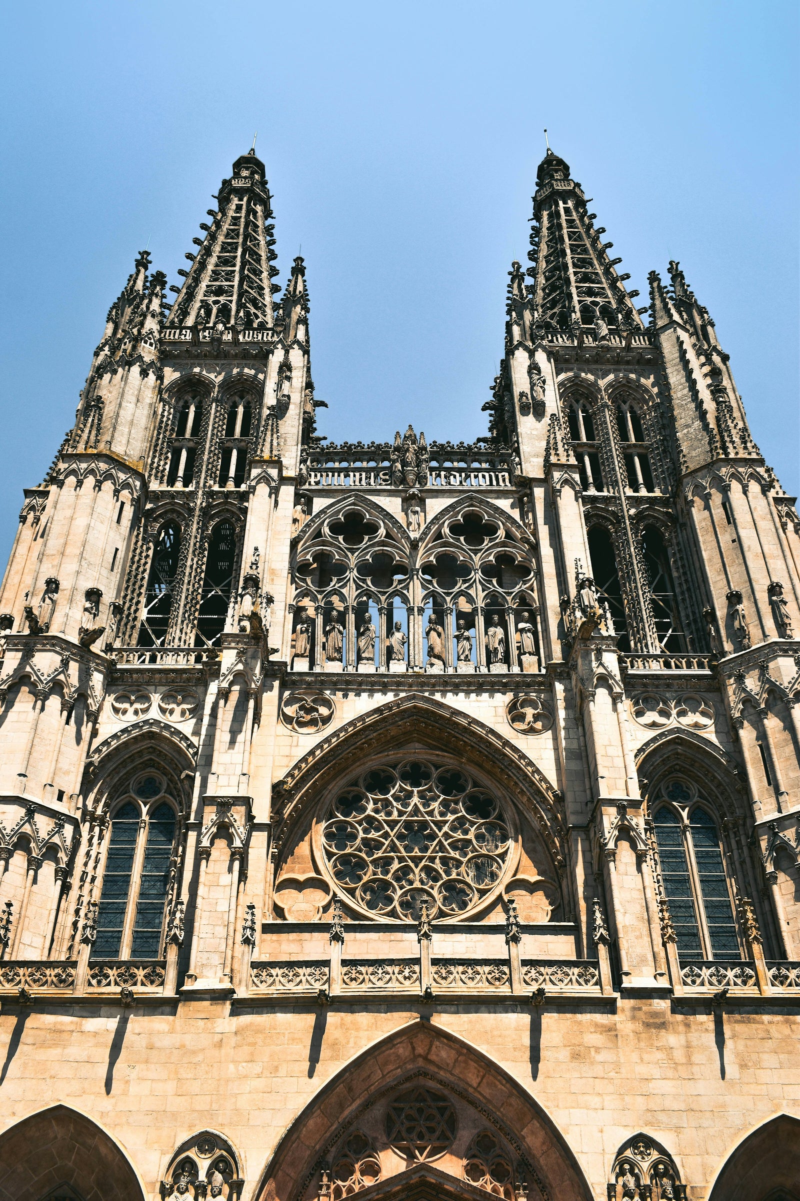 Burgos cathedral and the Castilla y León meseta — total solar eclipse, 12 August 2026