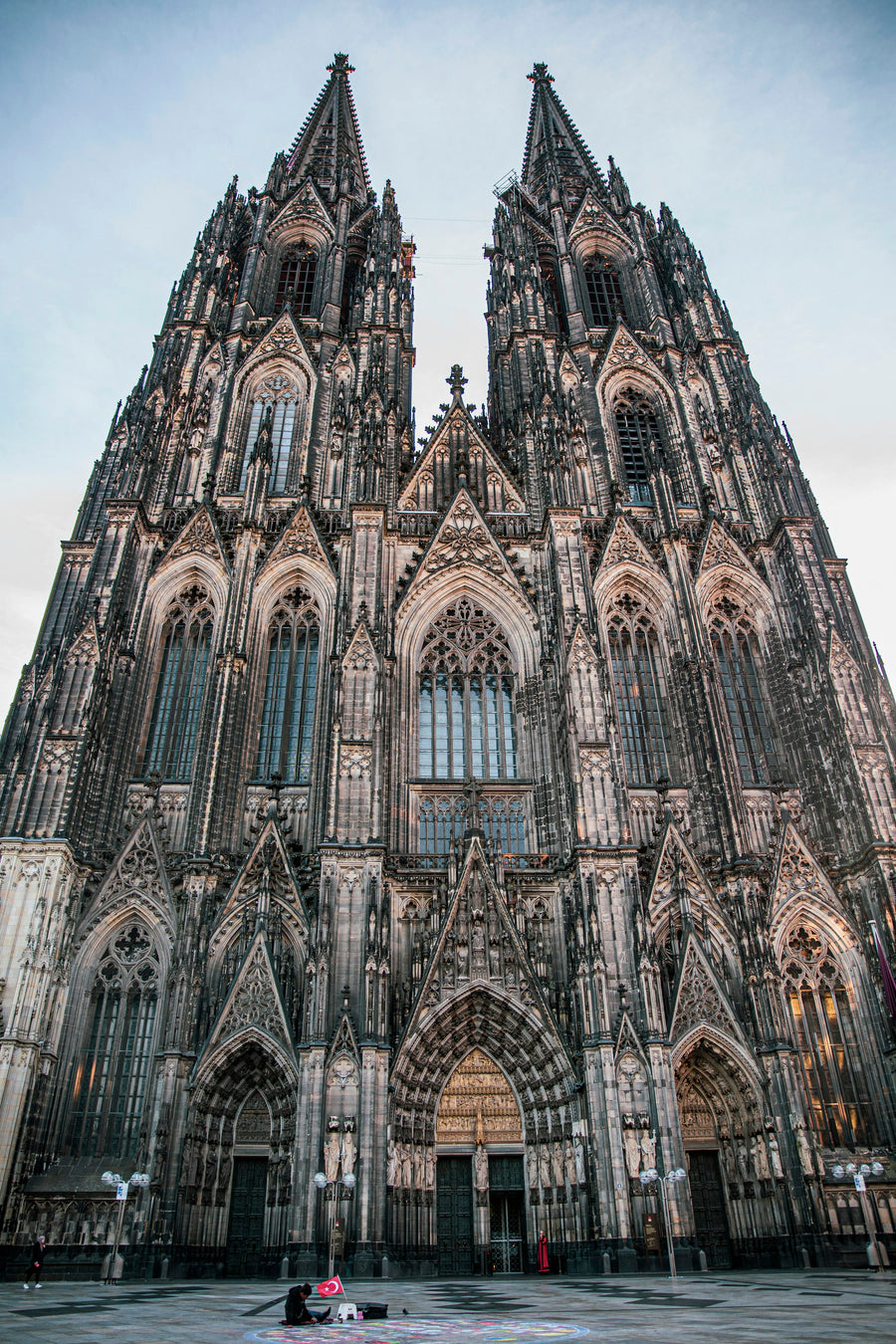 Cologne cathedral at sunset — the 12 August 2026 partial solar eclipse in Germany