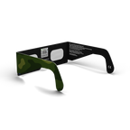 Army solar eclipse glasses - 225° angle (transparent background)