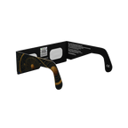 Astral solar eclipse glasses - 225° angle (transparent background)