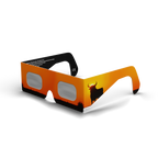 Bull solar eclipse glasses - 315° angle (transparent background)