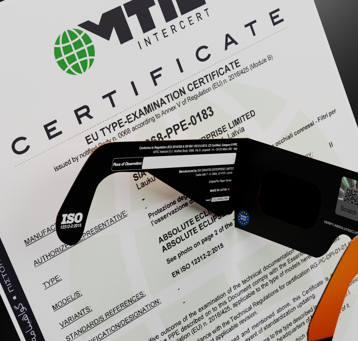Certified for Absolute Safety