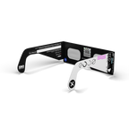 Cipher solar eclipse glasses - 135° angle (transparent background)