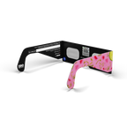 Coldsoup solar eclipse glasses - 135° angle (transparent background)