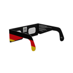 DE solar eclipse glasses - 225° angle (transparent background)