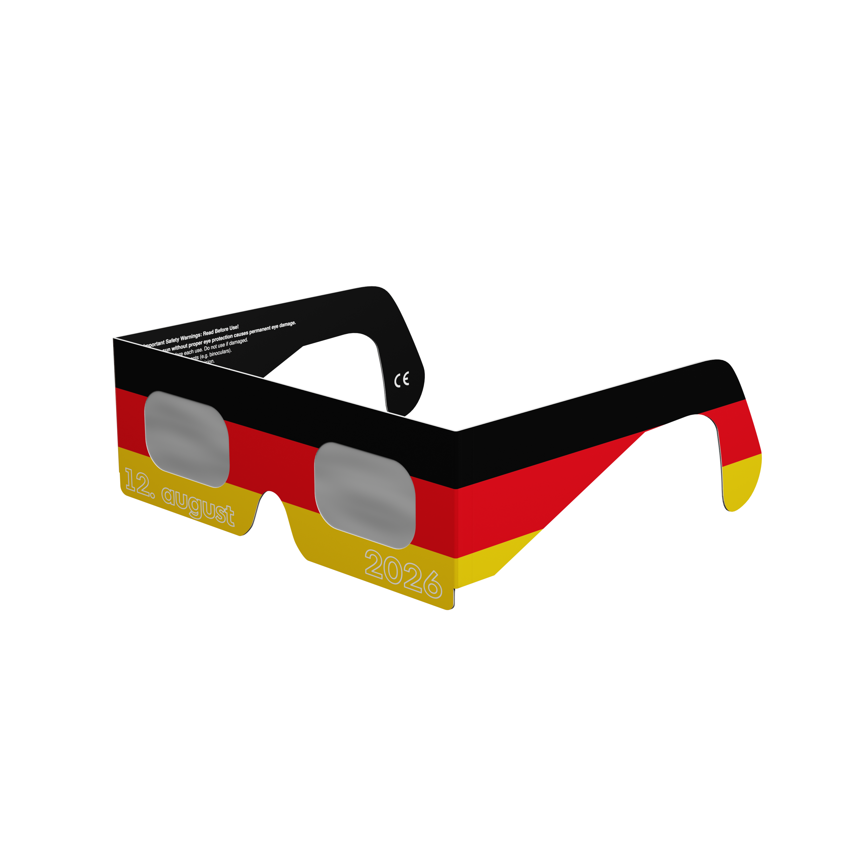 DE solar eclipse glasses - 315° angle (transparent background)