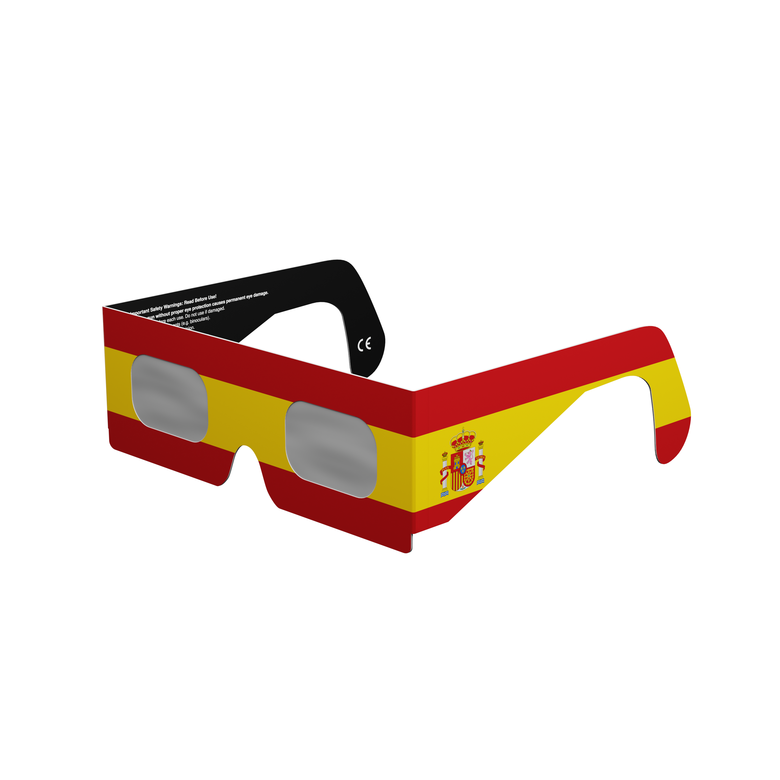 ES solar eclipse glasses - 315° angle (transparent background)