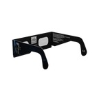 EVA solar eclipse glasses - 225° angle (transparent background)
