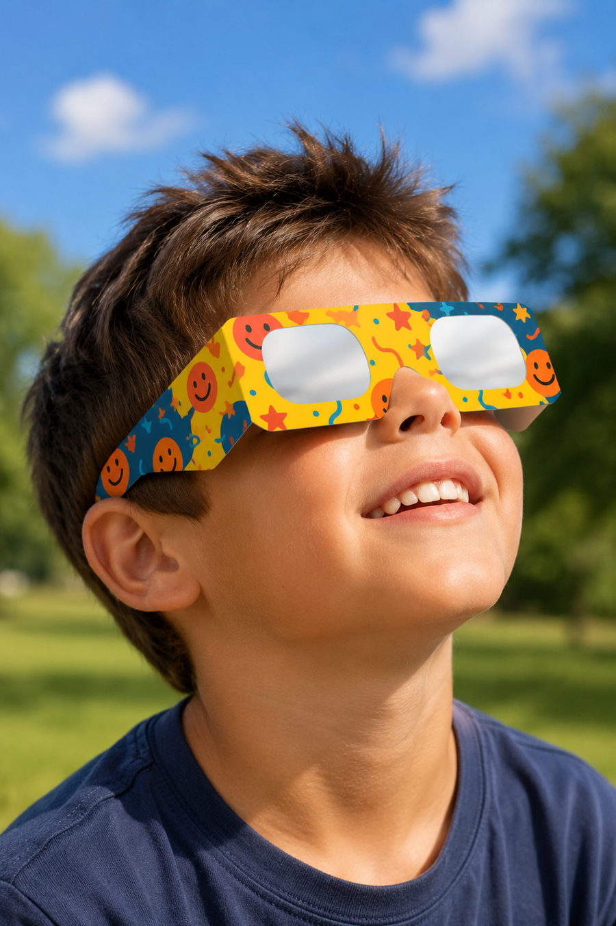 Lunettes en papier pour éclipse solaire Fun