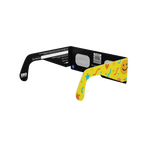 Fun solar eclipse glasses - 135° angle (transparent background)