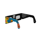 Fun solar eclipse glasses - 225° angle (transparent background)