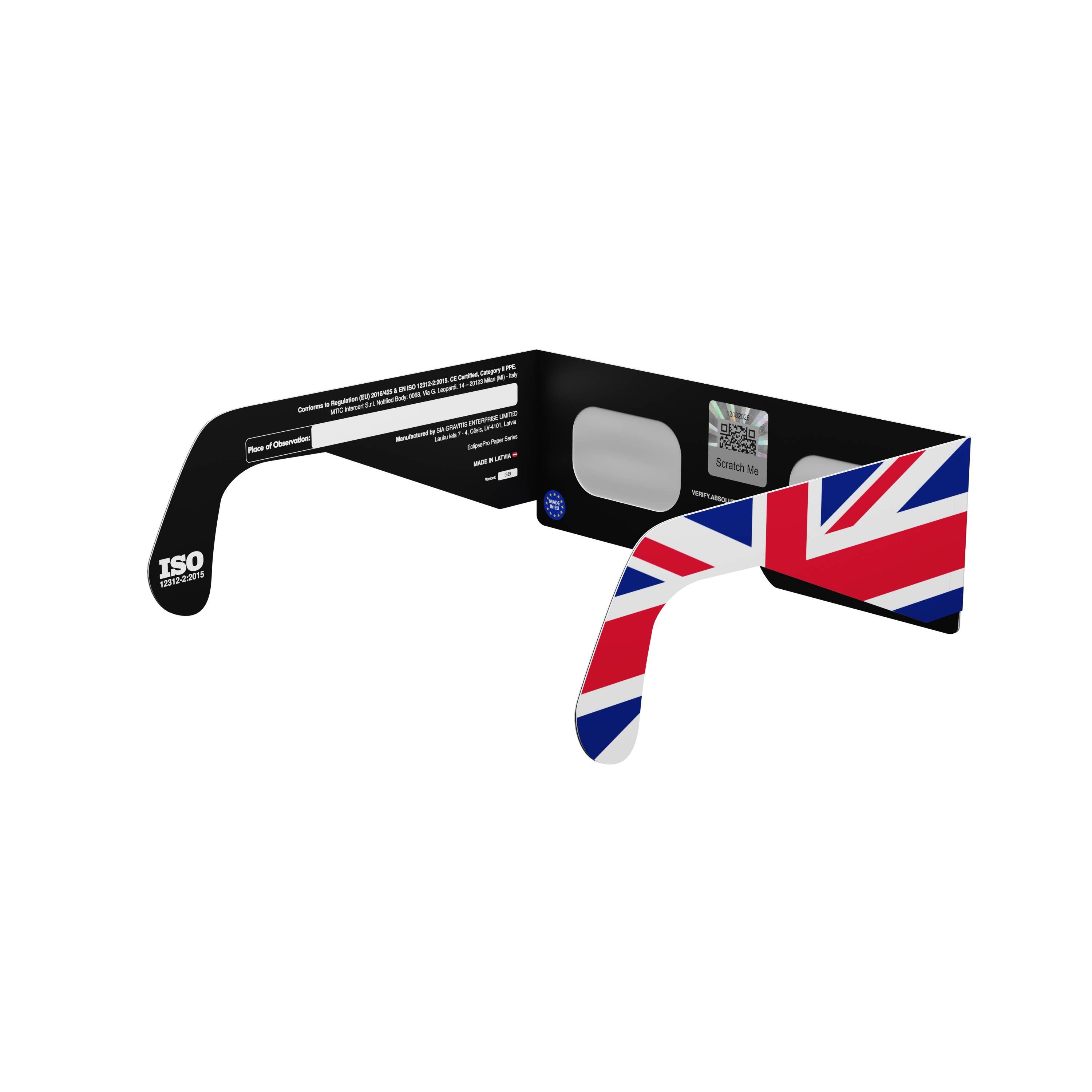 GB solar eclipse glasses - 135° angle (transparent background)