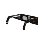 Goldline solar eclipse glasses - 135° angle (transparent background)