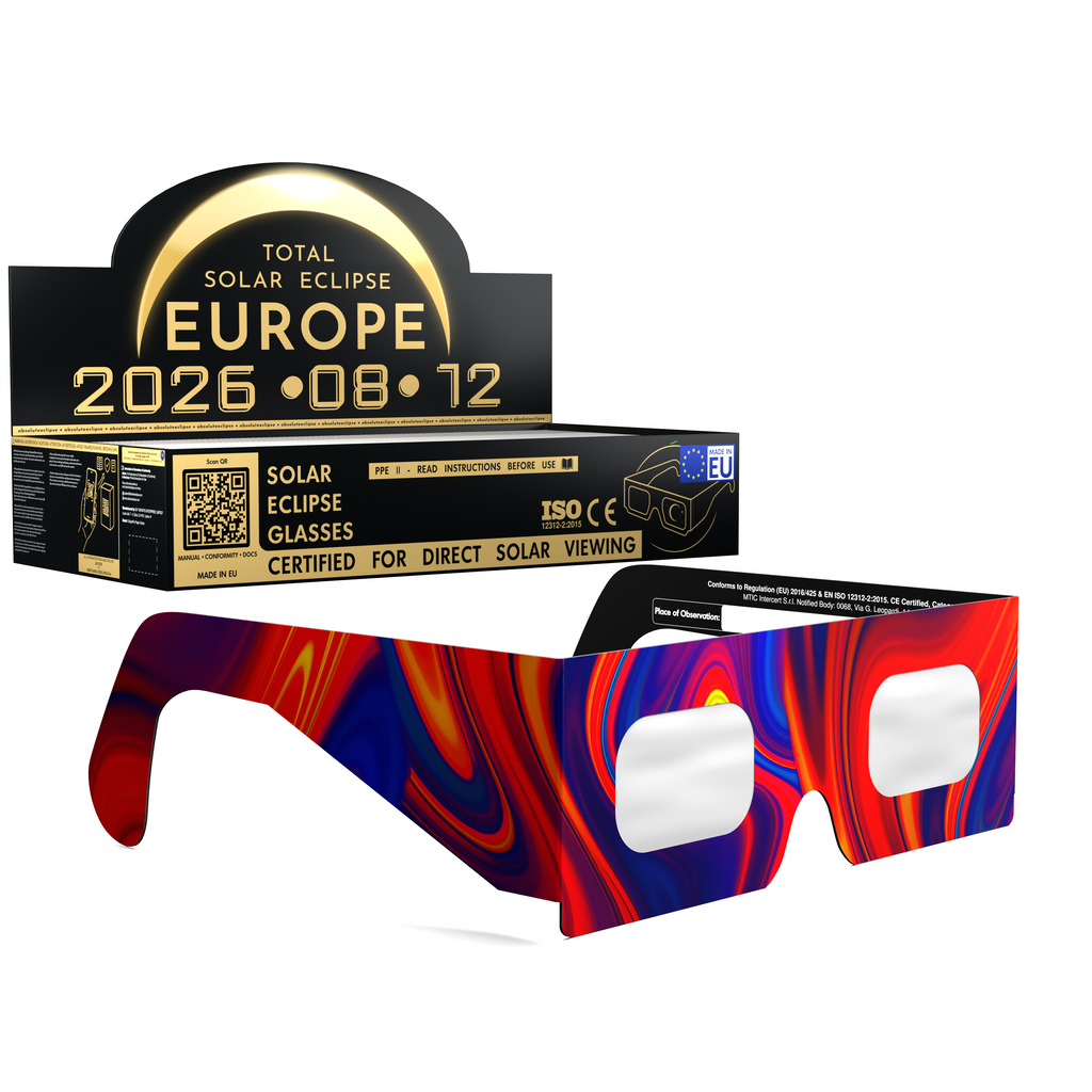 Goo solar eclipse glasses - 100 pack comp