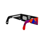 Goo solar eclipse glasses - 135° angle (transparent background)