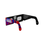 Goo solar eclipse glasses - 225° angle (transparent background)