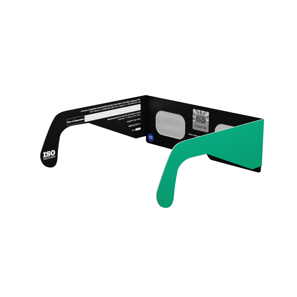 IT solar eclipse glasses - 135° angle (transparent background)