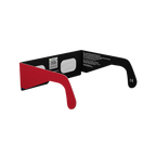 IT solar eclipse glasses - 225° angle (transparent background)