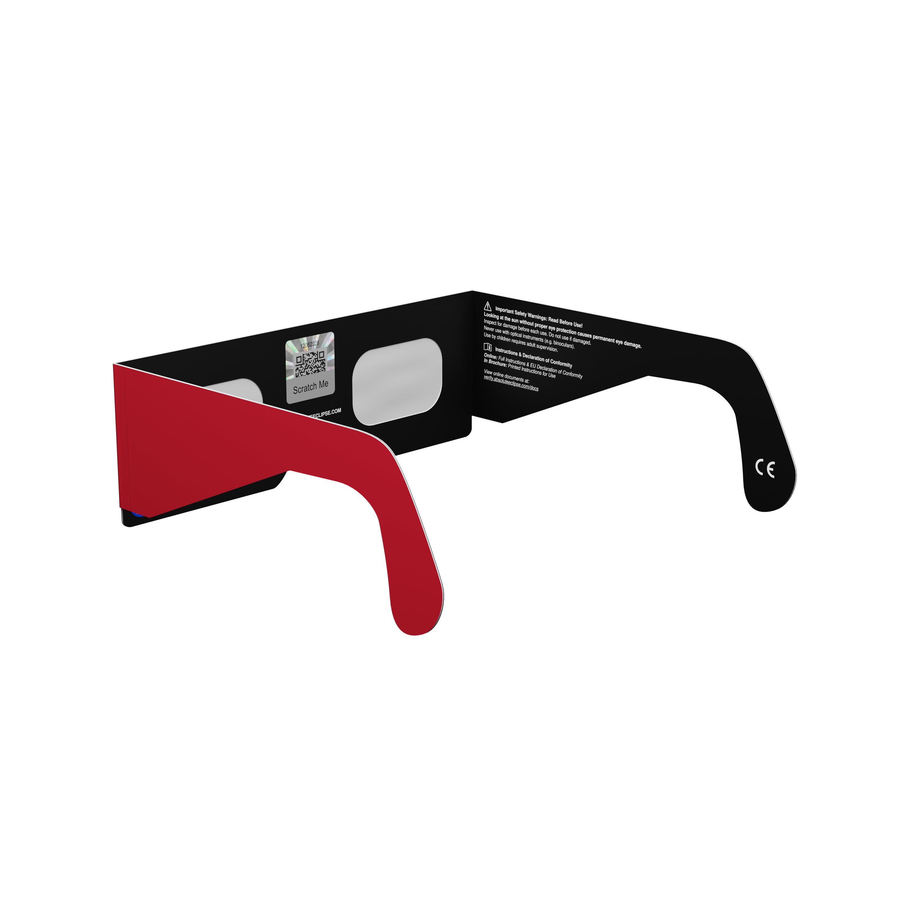 IT solar eclipse glasses - 225° angle (transparent background)
