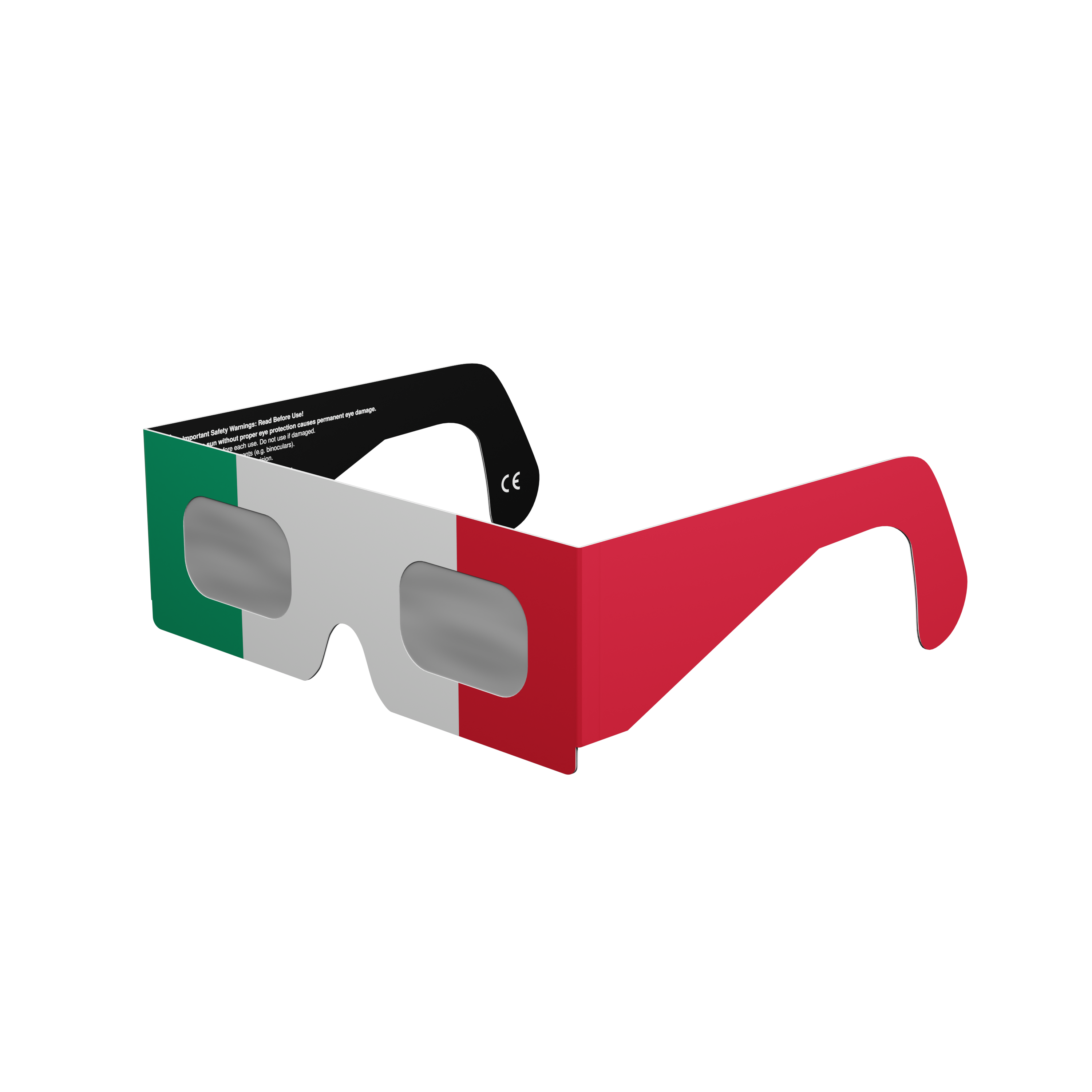 IT solar eclipse glasses - 315° angle (transparent background)