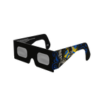 Music solar eclipse glasses - 315° angle (transparent background)