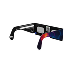 Nebula solar eclipse glasses - 135° angle (transparent background)
