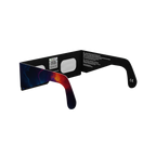 Nebula solar eclipse glasses - 225° angle (transparent background)