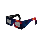 Nebula solar eclipse glasses - 315° angle (transparent background)
