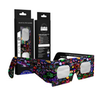 Neon solar eclipse glasses - 6 pack comp