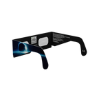 Orbiter solar eclipse glasses - 225° angle (transparent background)