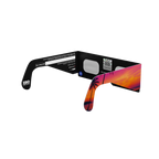 Palms solar eclipse glasses - 135° angle (transparent background)