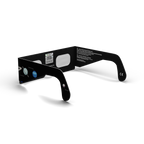 Planets solar eclipse glasses - 225° angle (transparent background)