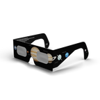 Planets solar eclipse glasses - 315° angle (transparent background)