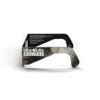 Soot solar eclipse glasses - 270° angle (transparent background)