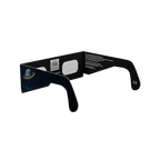 Stranded solar eclipse glasses - 225° angle (transparent background)