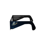 Stranded solar eclipse glasses - 270° angle (transparent background)