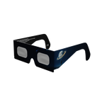 Stranded solar eclipse glasses - 315° angle (transparent background)