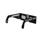 Swing solar eclipse glasses - 135° angle (transparent background)