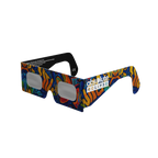 Urban solar eclipse glasses - 315° angle (transparent background)