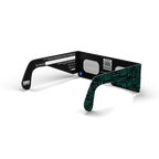 Voltage solar eclipse glasses - 135° angle (transparent background)
