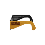 Wood solar eclipse glasses - 270° angle (transparent background)