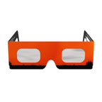 Front view of Bull design solar eclipse glasses, highlighting their unique features and CE certification.