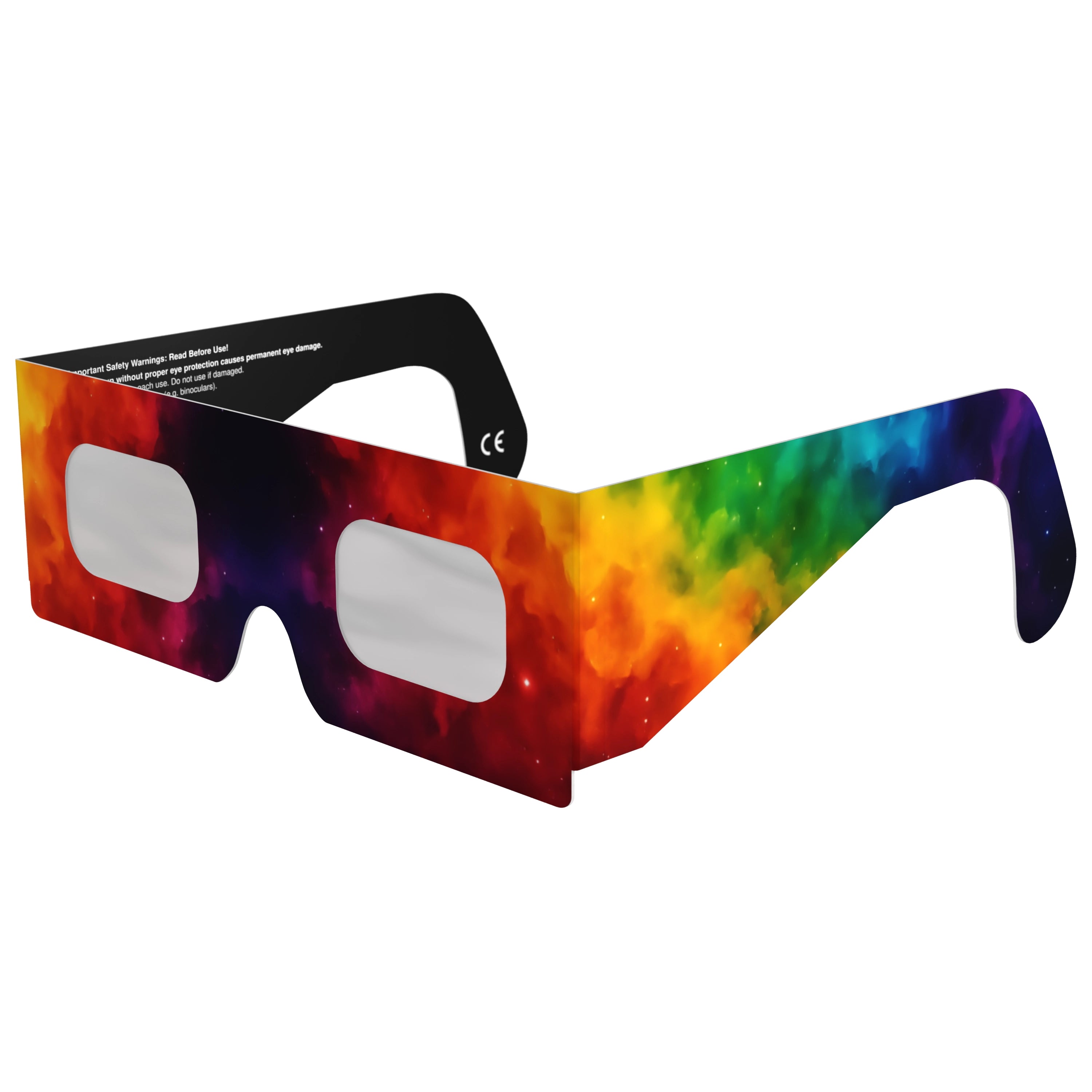 Front-side main angle view of Colorsplash glasses, highlighting their vibrant splash design.