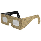 Front-side main angle view of Doodle solar eclipse glasses, highlighting their creative hand-drawn design.