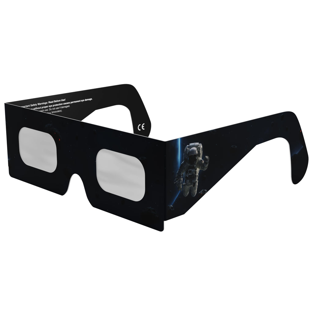 Front-side main angle view of EVA eclipse glasses showcasing the stylish and modern aesthetics.