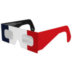 Front-side main angle view of FR eclipse glasses, showcasing their stylish design for safe solar observation.