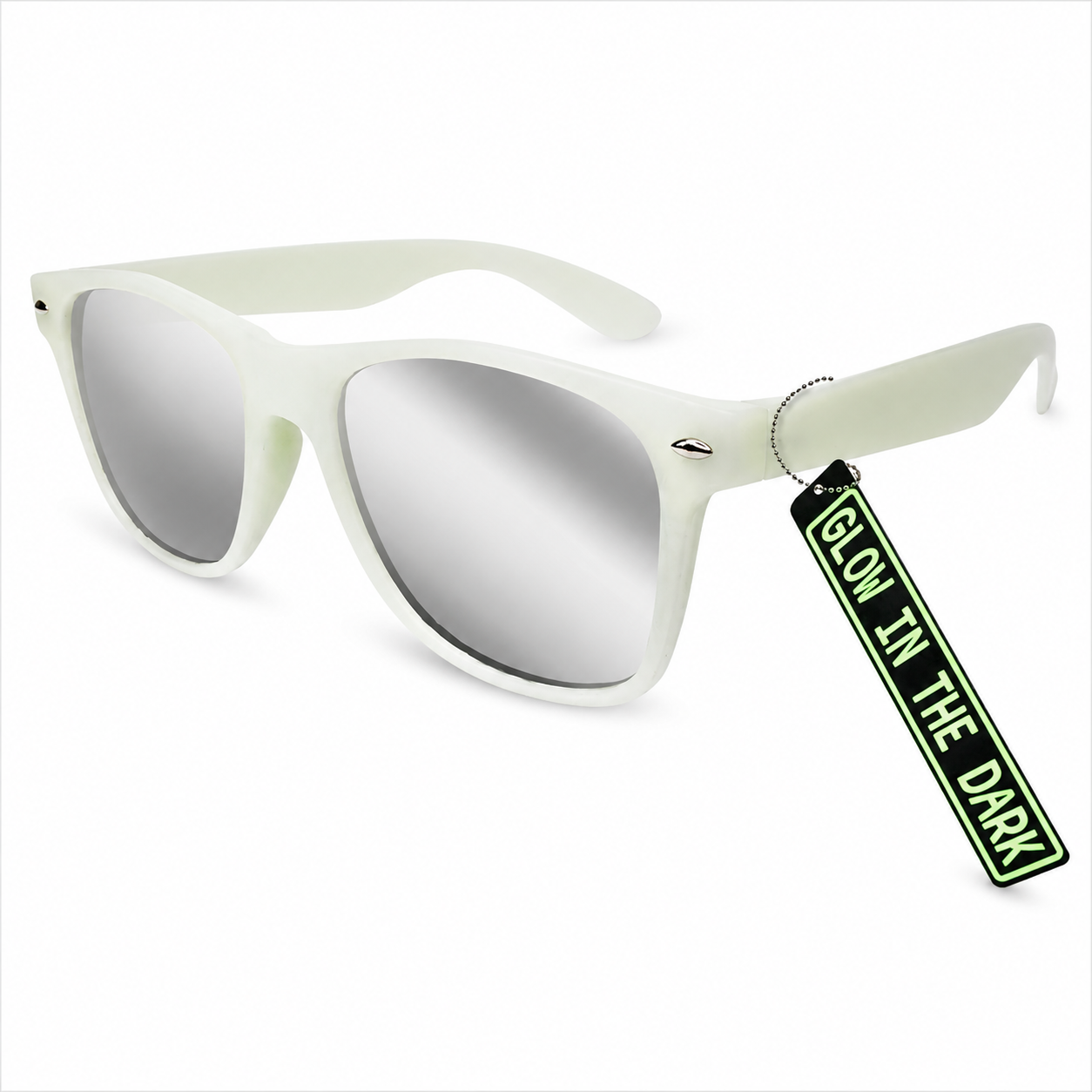 Glow-in-the-Dark Solar Eclipse Glasses — ISO 12312-2 Certified, CE Marked Category II PPE, Reusable Plastic Frames — Absolute Eclipse