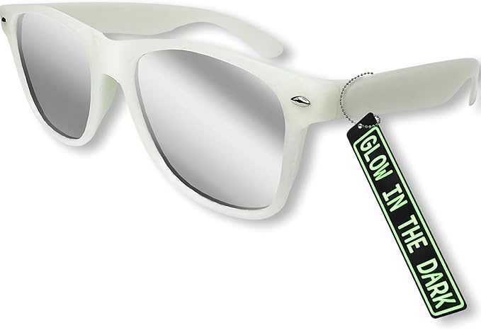 Glow-in-the-Dark Solar Eclipse Glasses — ISO 12312-2 Certified, CE Marked Category II PPE, Reusable Plastic Frames — Absolute Eclipse