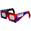 Front-side main angle view of Goo design glasses, showcasing their clean lines and safety certification.